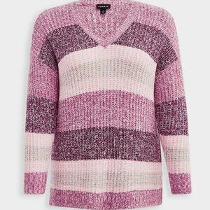 Torrid Pullover V-neck Tunic Sweater 2X